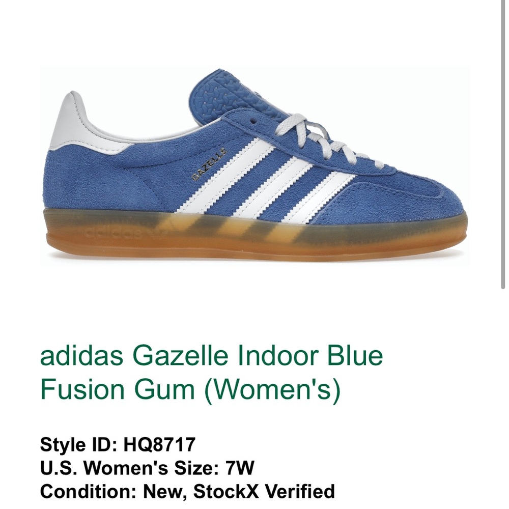 NWT Adidas Gazelle